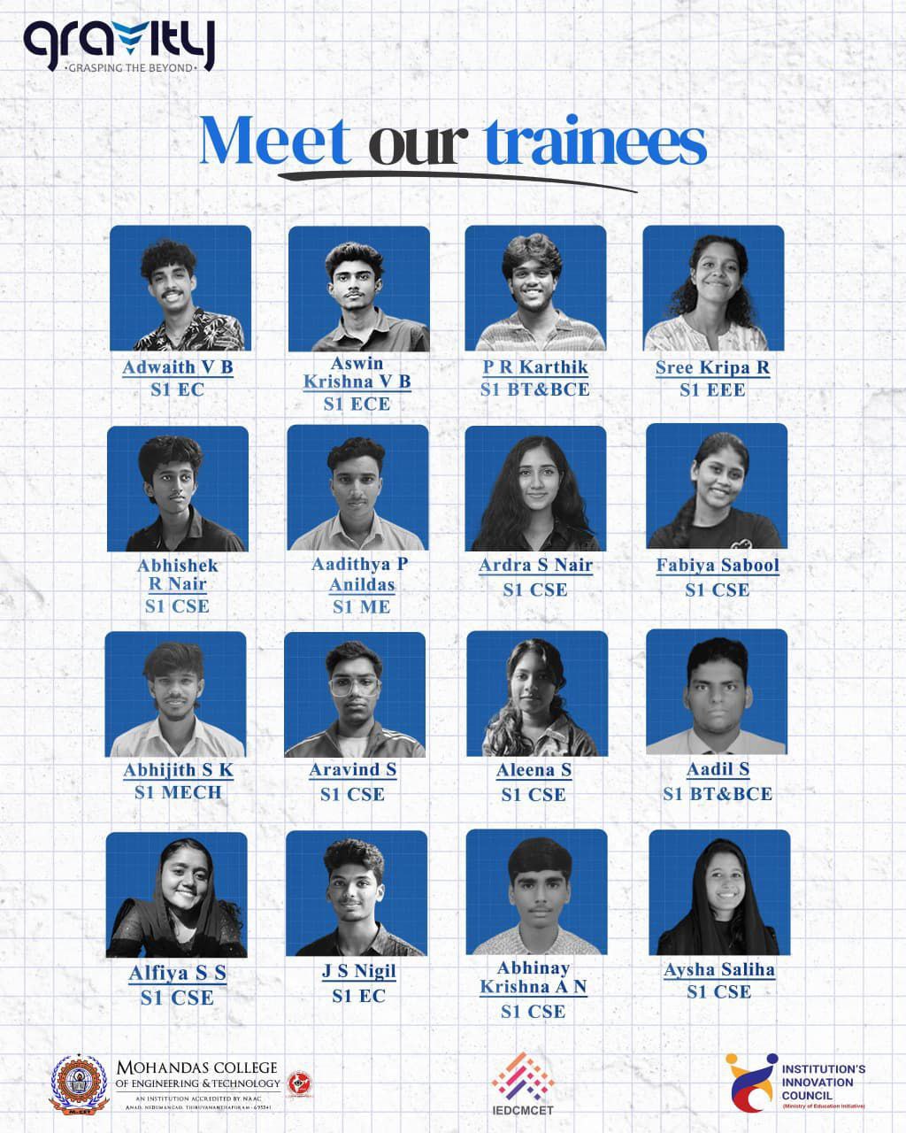 Meet Our Trainees